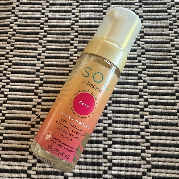 Jergens Other - SOL by Jergens NEW Sunless Tanning Water Mousse Color Dark Summer Tan ☀️